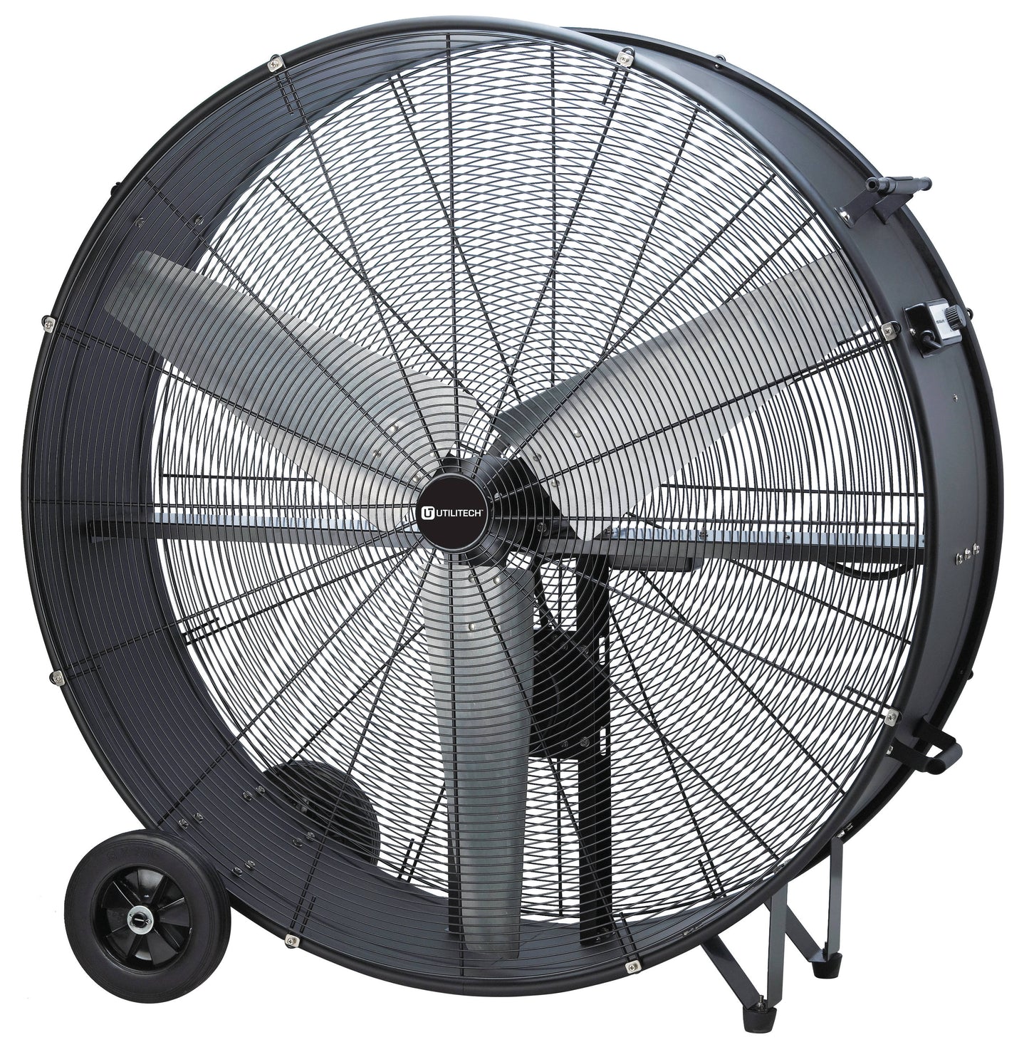 Utilitech 42-in 120 -Volt High Velocity Indoor Black Industrial Fan