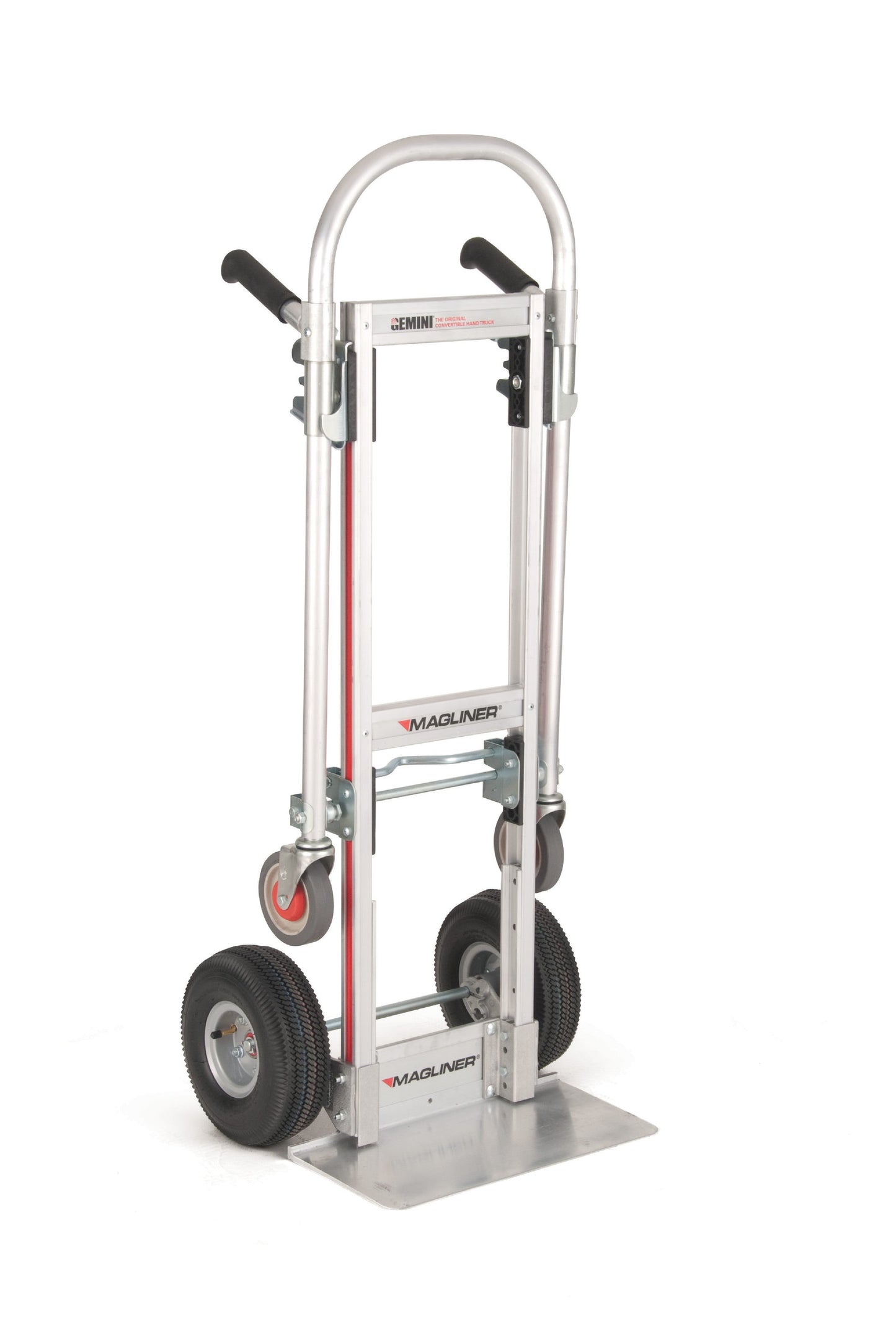 Magliner 1000-lbs. Capacity 4 -Wheel Silver Aluminum Convertible hand truck
