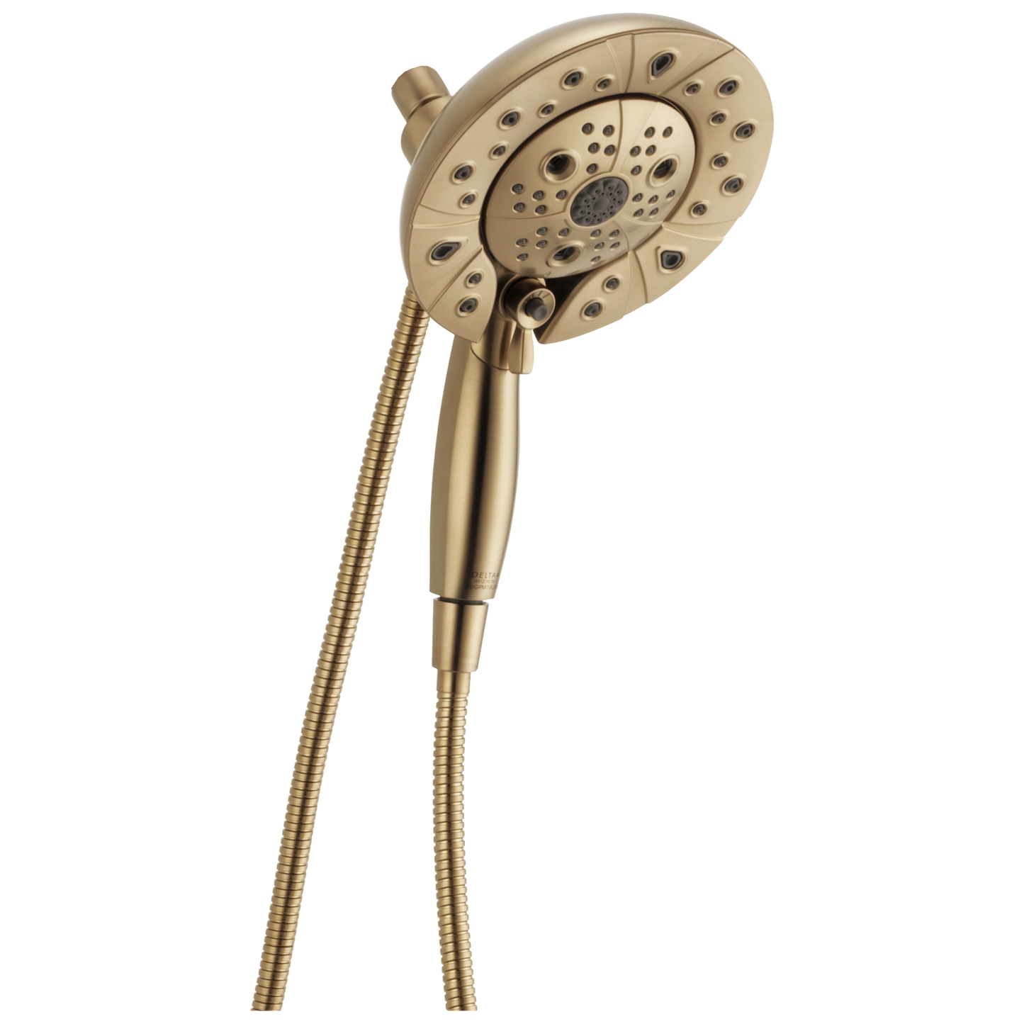 Delta Universal Showering Components 5.0 -Spray Champagne Bronze 6.8750-in Round Shower Head with Handheld Combo 1.75 GPM