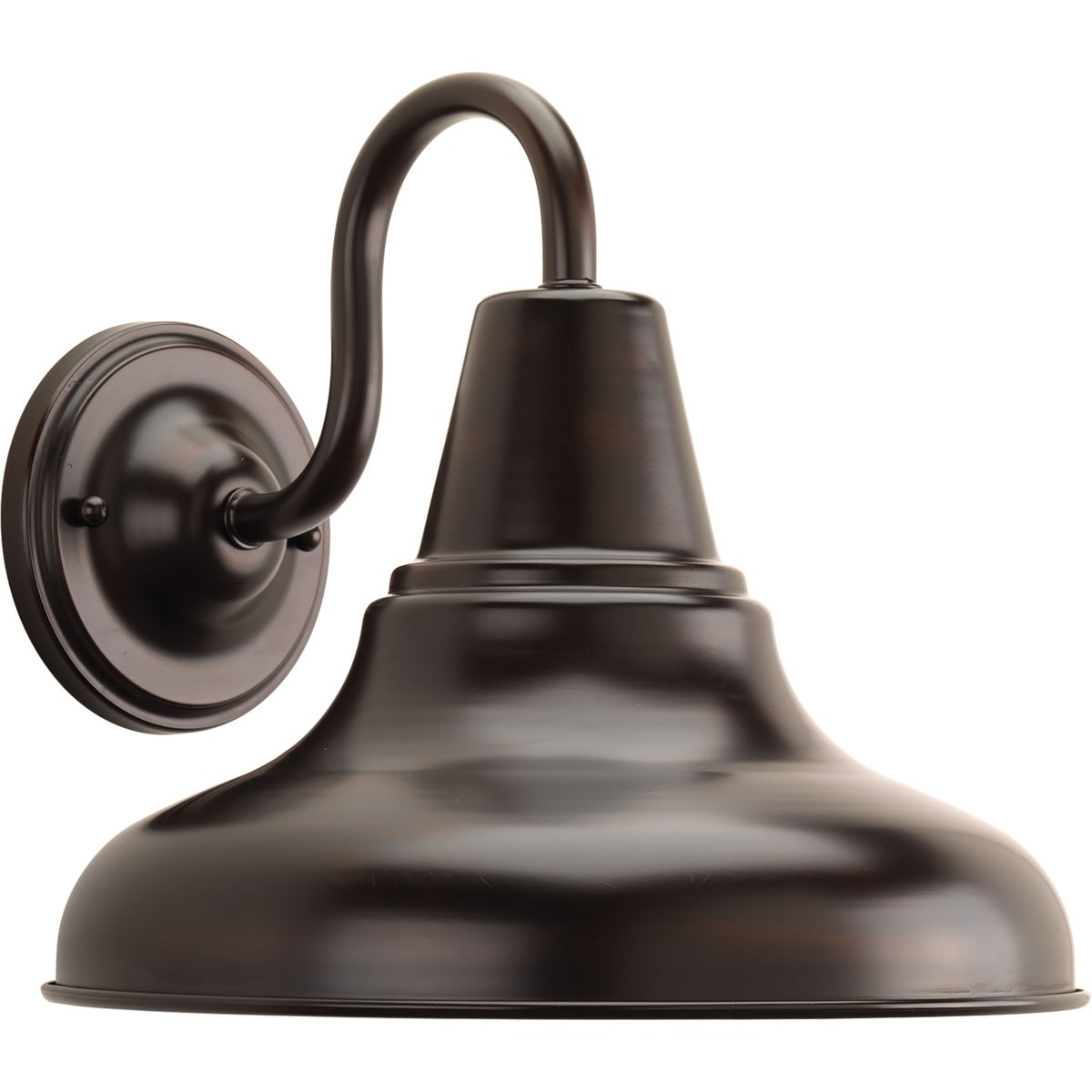 Progress Lighting District 1 -Light 10.5-in H Antique Bronze Hardwired Outdoor Wall Light