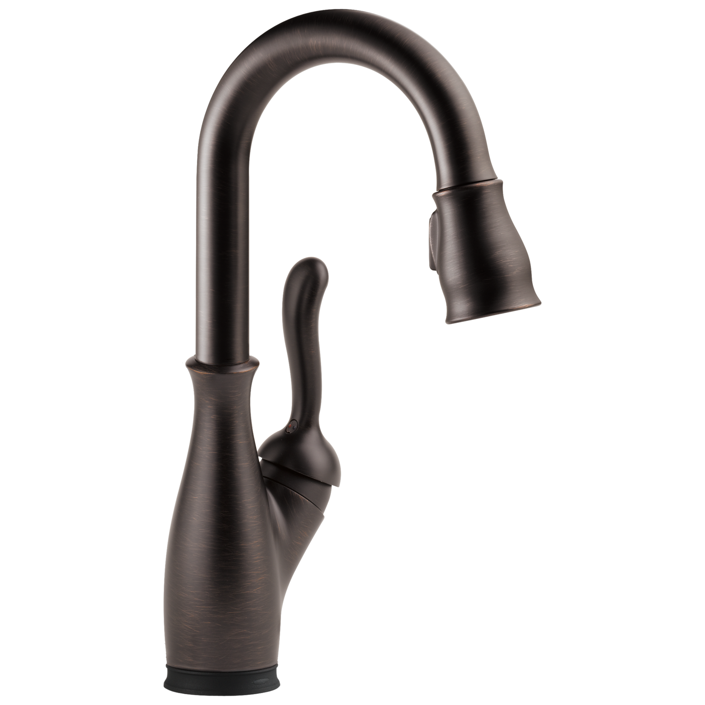 Delta Leland Venetian Bronze Single Handle Deck-mount Touchless Bar and Prep Kitchen Faucet with Sprayer