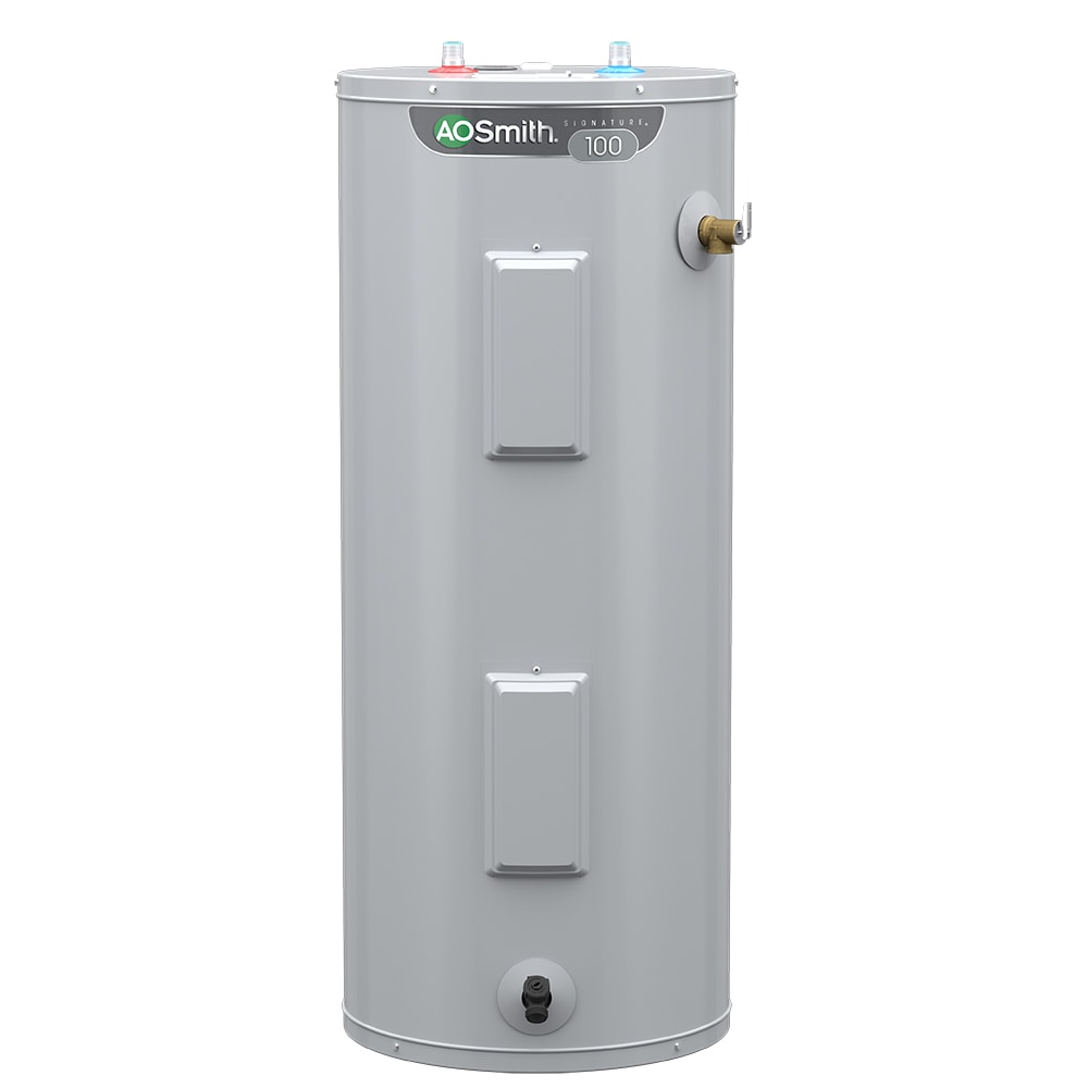 A.O. Smith Signature 100 30-Gallon Tall 6-year Warranty 4500-Watt Double Element Electric Water Heater