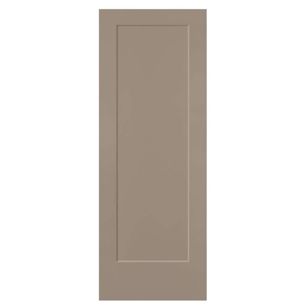 Masonite Lincoln Park 36-in x 80-in Sand Piper 1-panel Smooth Solid core Prefinished Molded composite Slab Door