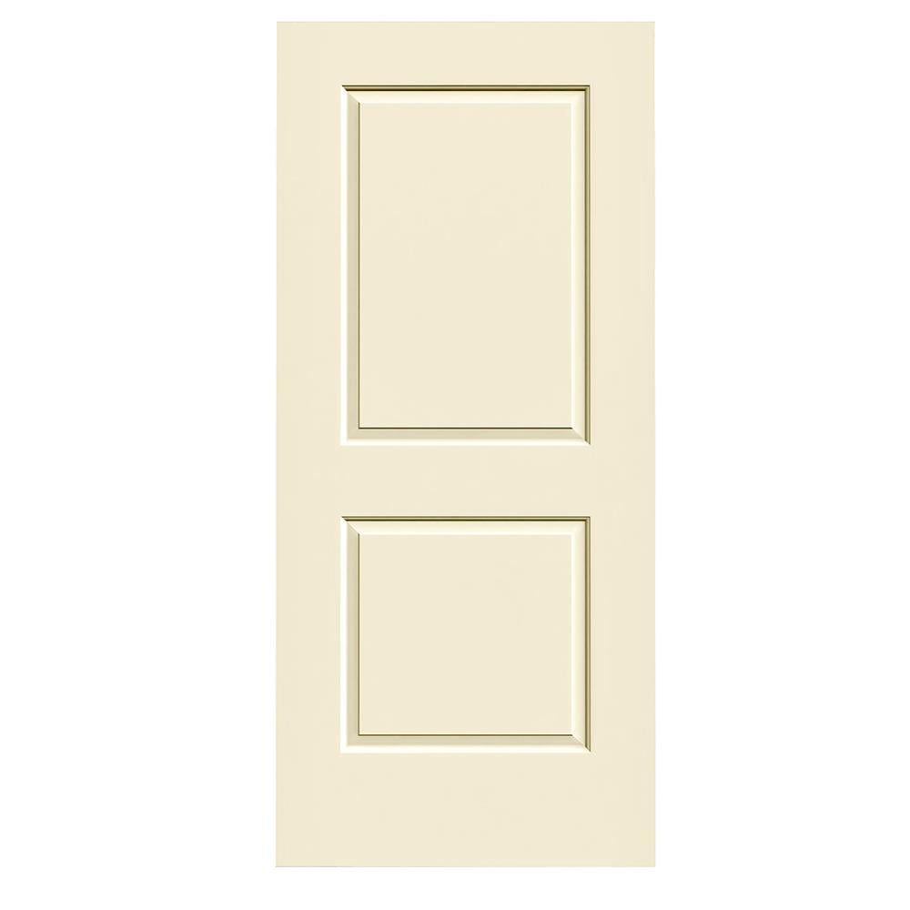 RELIABILT 36-in x 80-in Cream-n-Sugar 2-panel Smooth Hollow core Prefinished Molded composite Slab Door