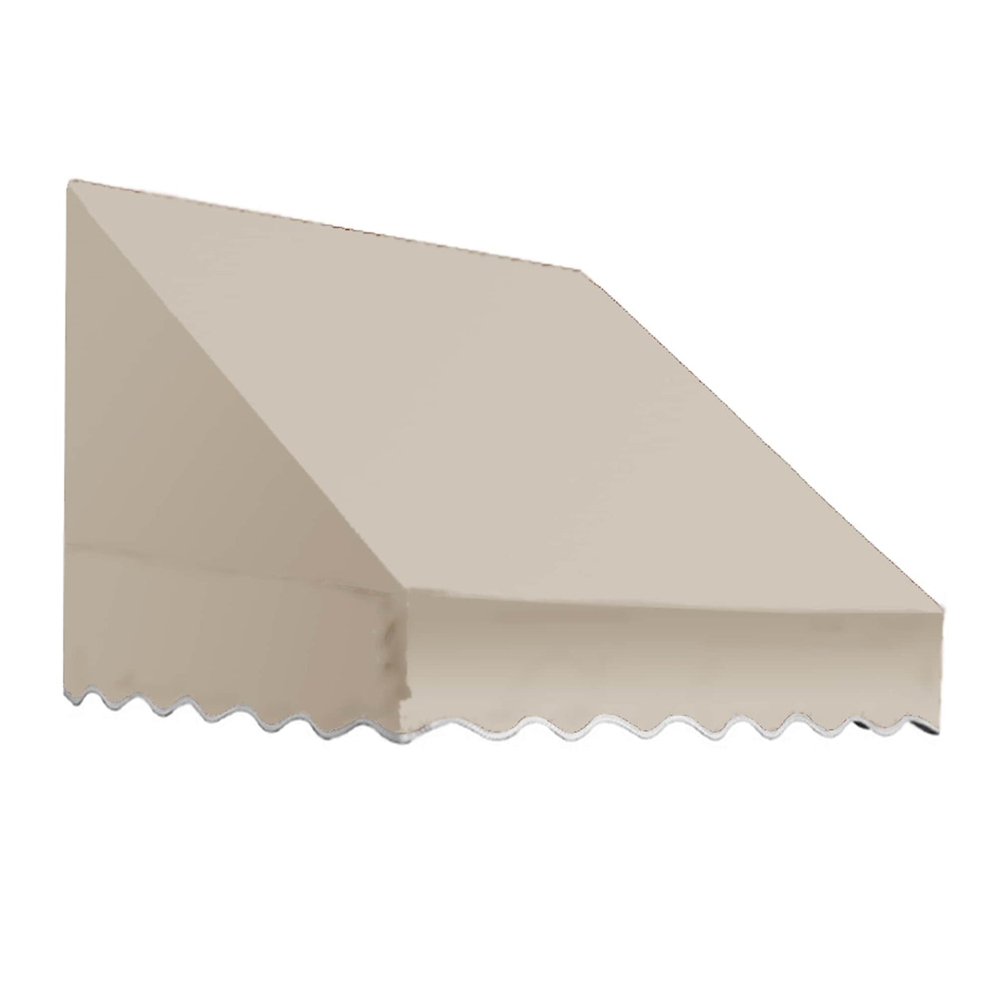 Awntech San Francisco 64.5-in Wide x 24-in Projection x 31-in Height Fabric Linen Solid Fixed Window/Door Awning