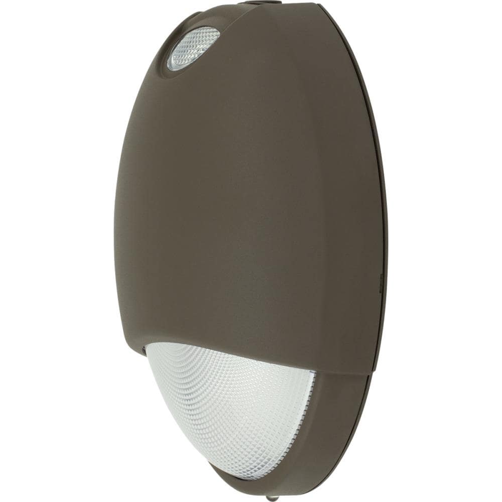 Progress Lighting Exit Signs 3 -Watt 120 -Volt LED Bronze Battery-operated Exit Light