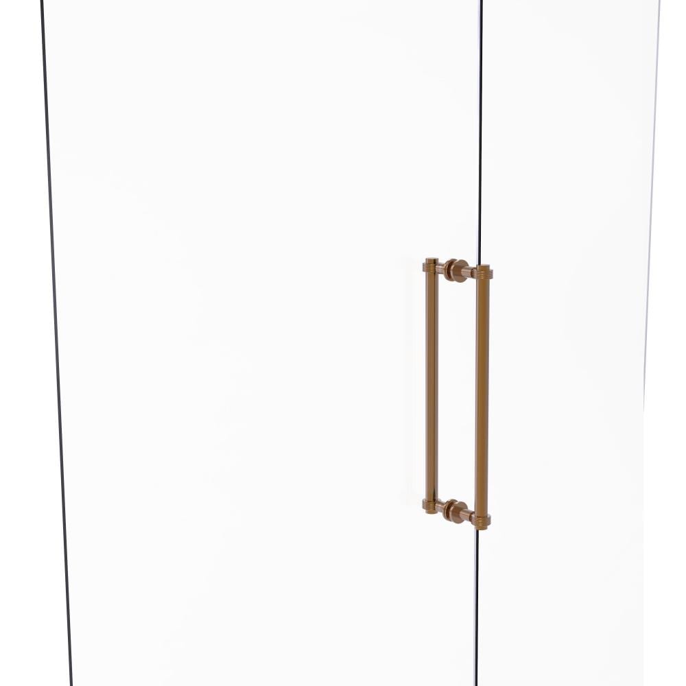 Allied Brass Brushed nickel 18-in Hinged shower door Handle
