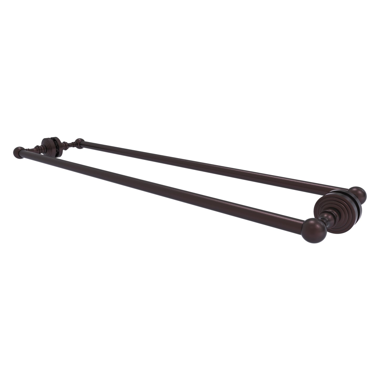 Allied Brass Waverly Place 30-in double Antique Bronze Wall mount Double Towel Bar