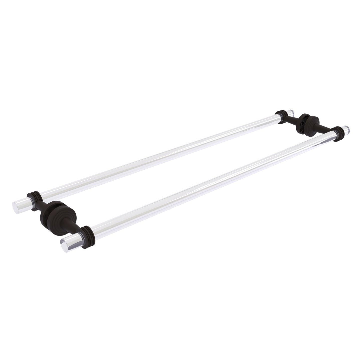 Allied Brass Pacific Beach 30-in double Oil-rubbed bronze Wall mount Double Towel Bar