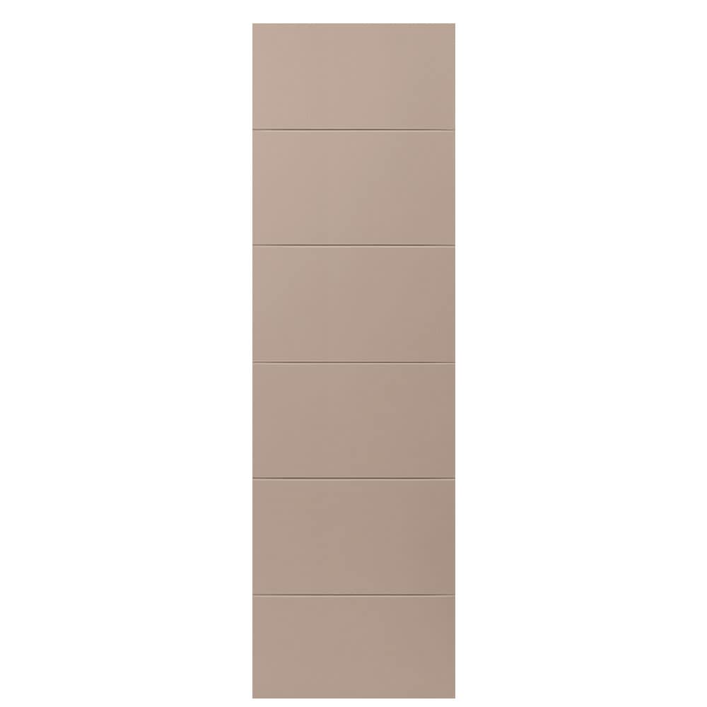 Masonite Melrose 24-in x 80-in Sandpiper Flush Smooth Hollow core Prefinished Molded composite Slab Door