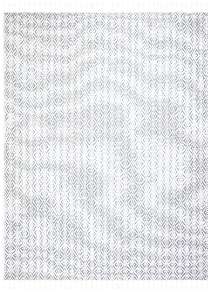 Safavieh Natura Royale 8 x 10 (ft) Loomed Ivory/Blue Rectangular Indoor Abstract Coastal Area rug