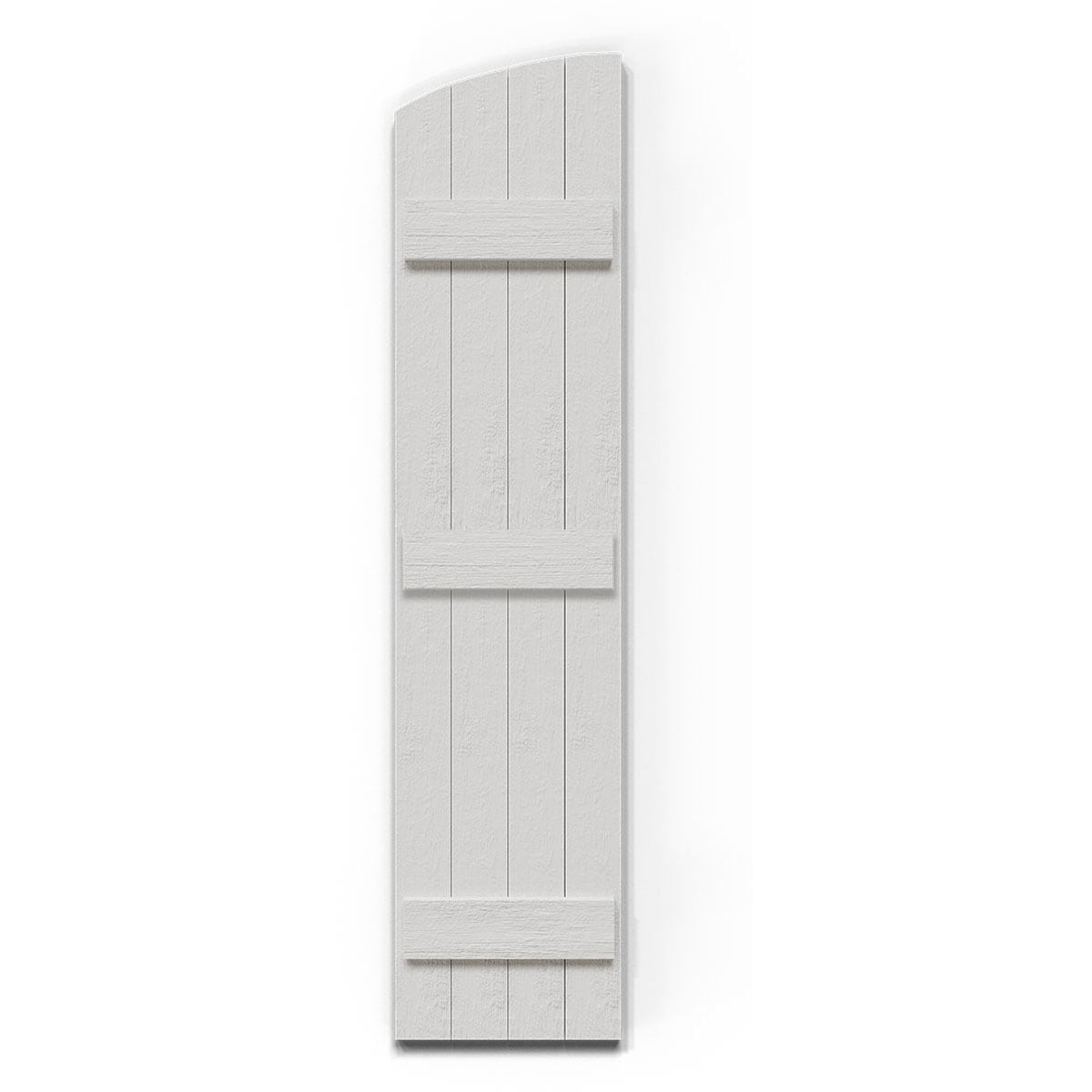 Ekena Millwork 21.5-in W x 95-in H Primed Paintable/Stainable Board and batten Exterior Shutters ( 2 -Pack )