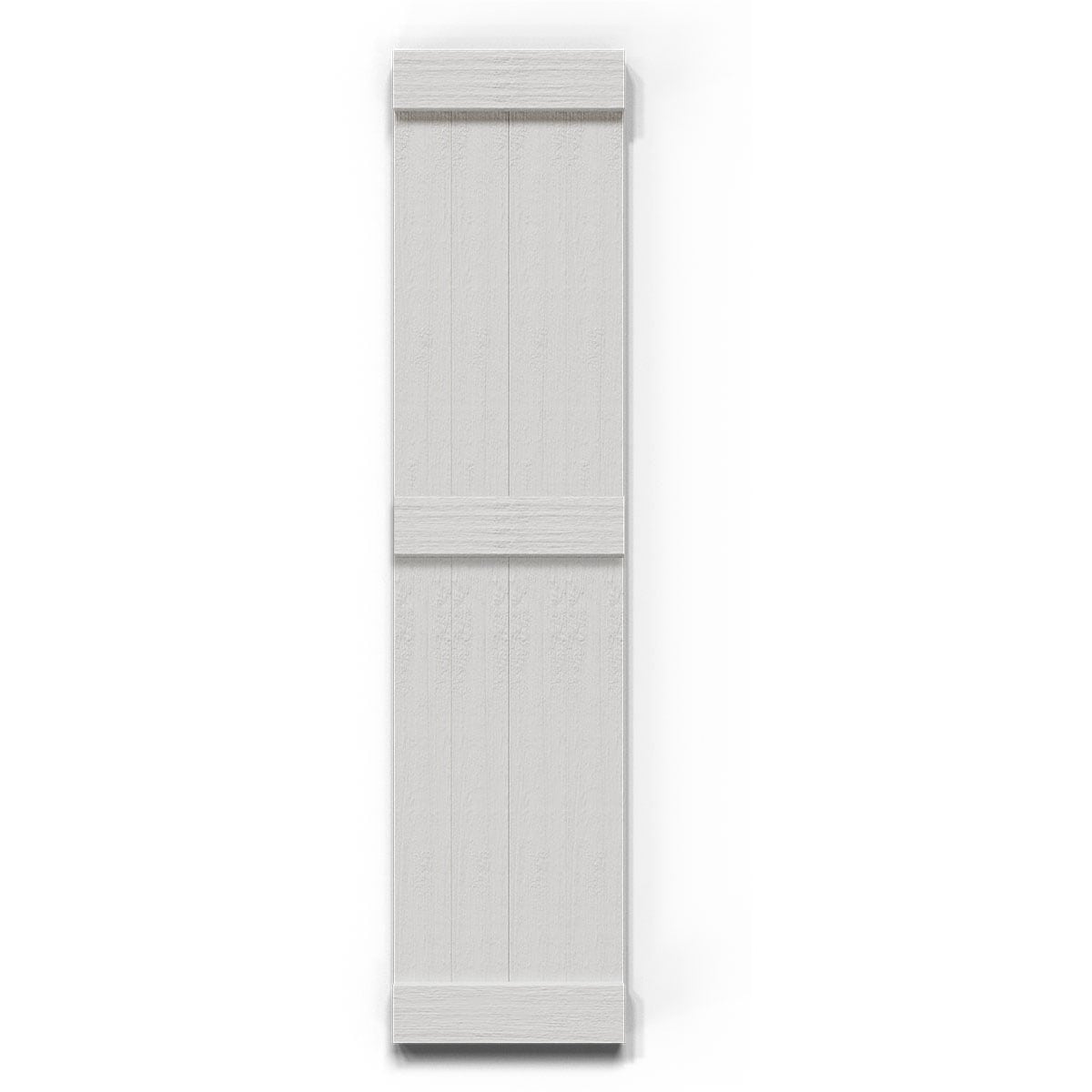 Ekena Millwork 21.5-in W x 89-in H Primed Paintable/Stainable Board and batten End batten Exterior Shutters ( 2 -Pack )