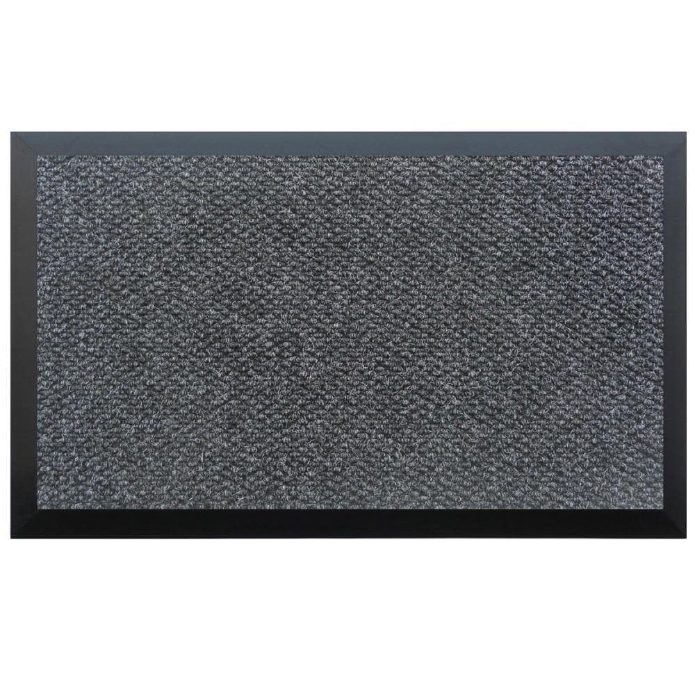 Callowaymills 72-in x 144-in Charcoal Non-Slip Grip Indoor or outdoor Door Mat