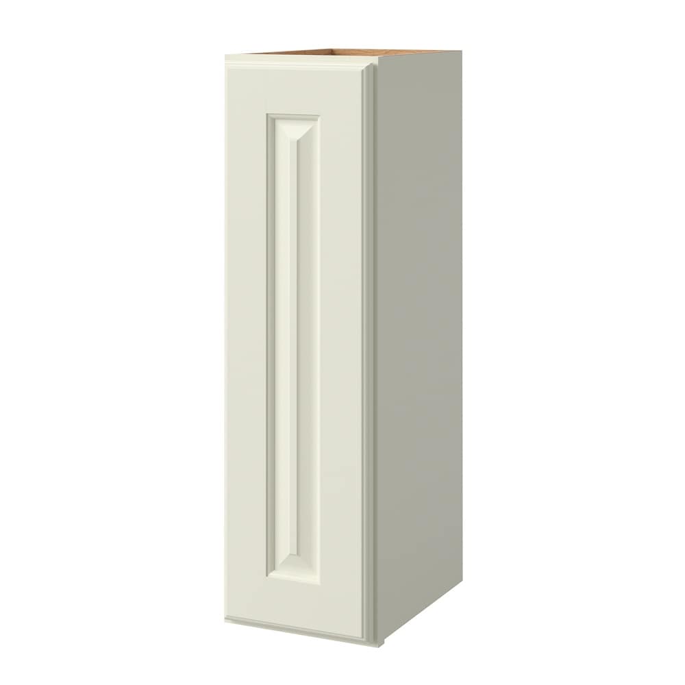 allen + roth Pattingham 9-in W x 36-in H x 12-in D Harbor Wall Fully Assembled Cabinet Raised Panel