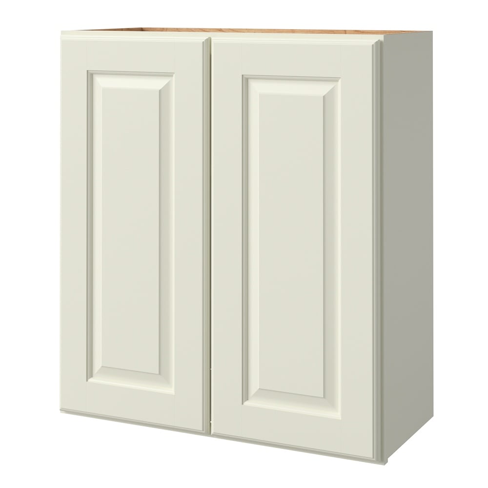 allen + roth Pattingham 27-in W x 30-in H x 12-in D Harbor Wall Fully Assembled Cabinet Raised Panel