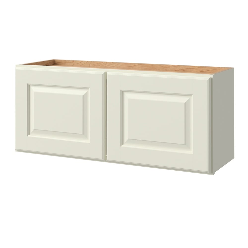 allen + roth Pattingham 36-in W x 15-in H x 12-in D Harbor Wall Fully Assembled Cabinet Raised Panel Square