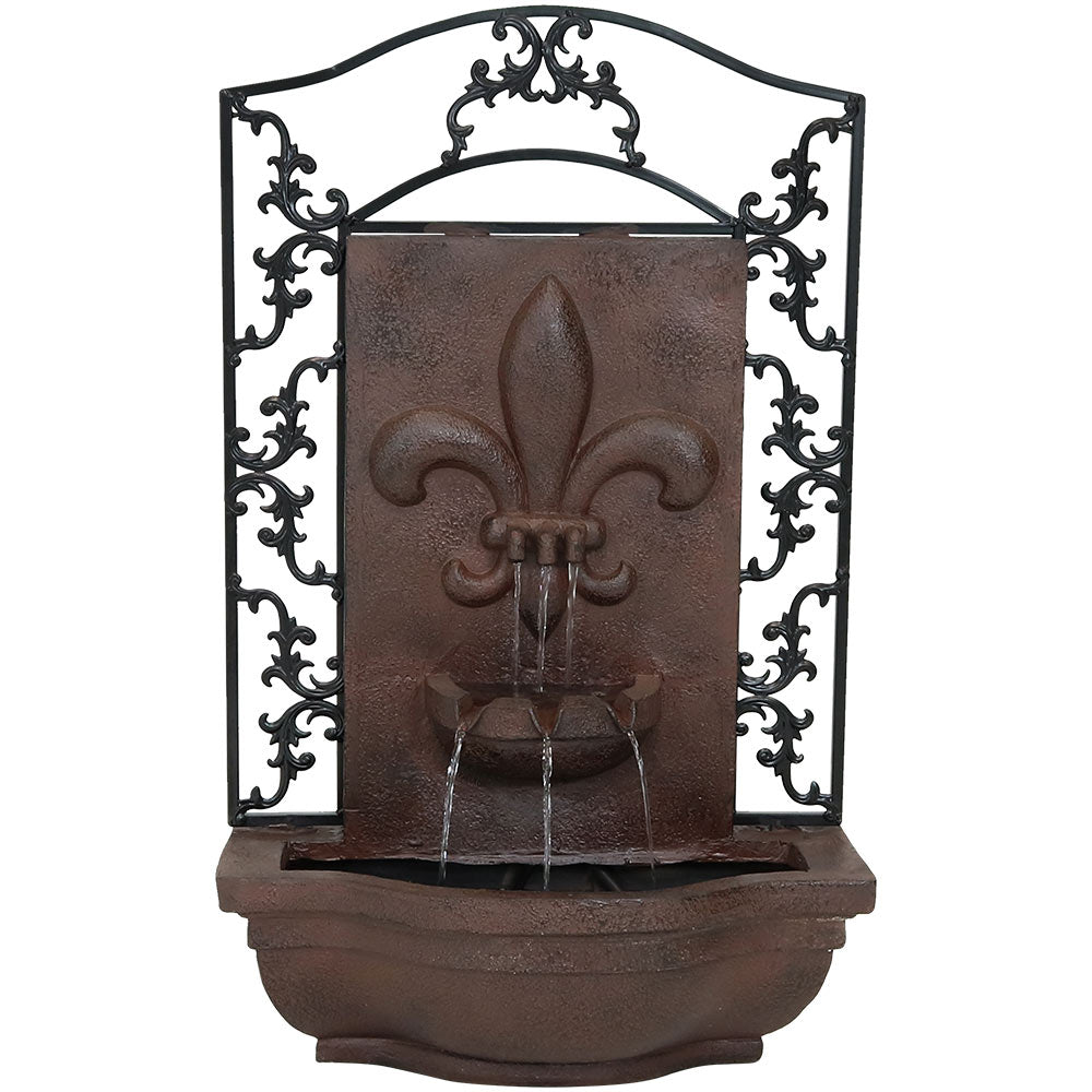 Sunnydaze Decor 33-in H Stone Wall Outdoor Fountain Pump Included