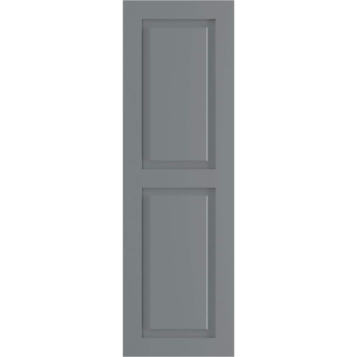 Ekena Millwork 15-in W x 76-in H Ocean Swell Raised panel Exterior Shutters ( 2 -Pack )