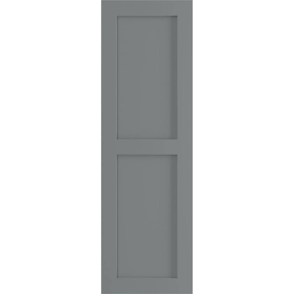 Ekena Millwork 12-in W x 71-in H Ocean Swell Flat panel Exterior Shutters ( 2 -Pack )