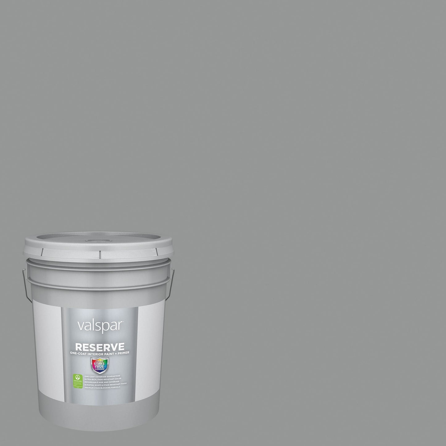 Valspar Reserve Satin Stone Mason Gray 4008-1C Interior Paint Paint + Primer ( 5-gallon )