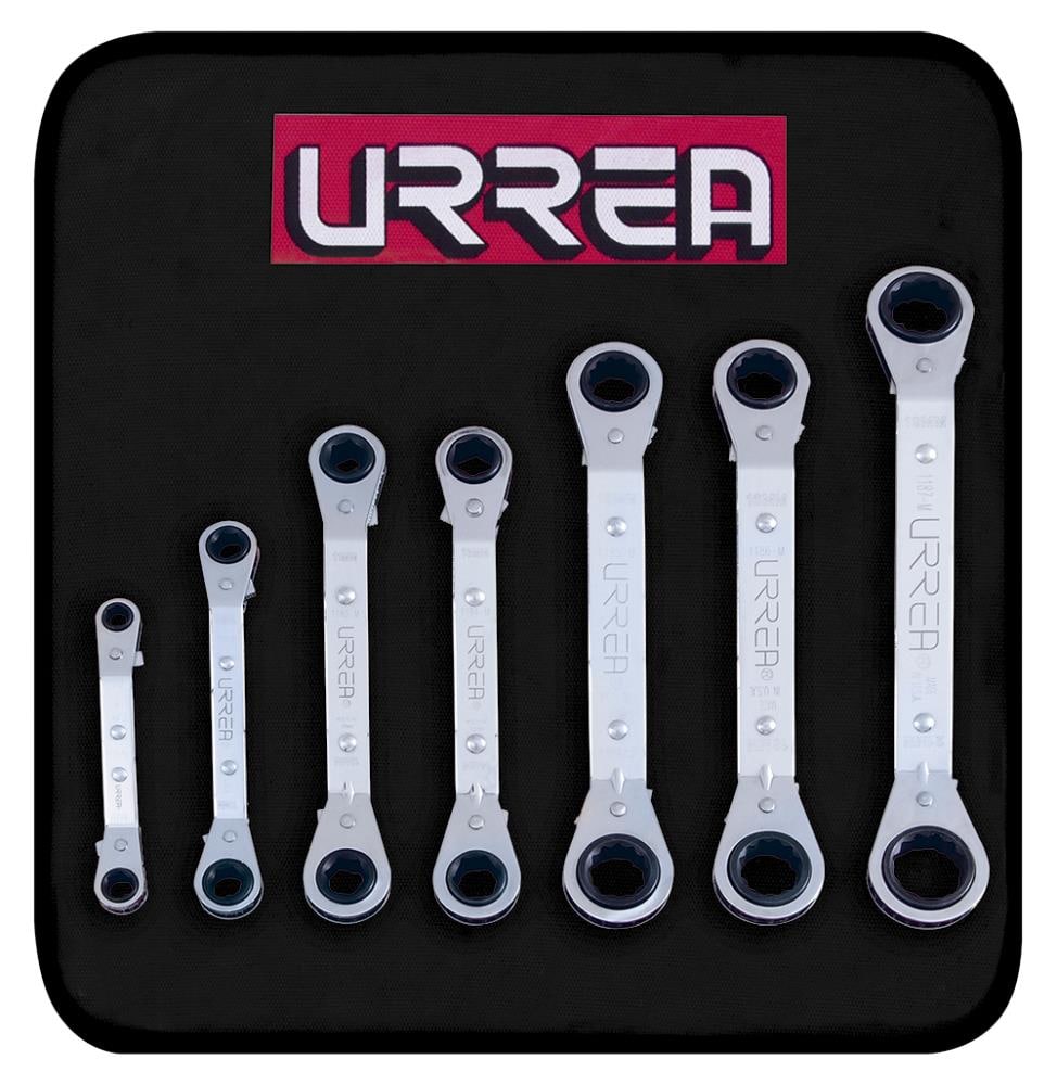 URREA 7-Piece Set Metric Ratchet Wrench 1180M