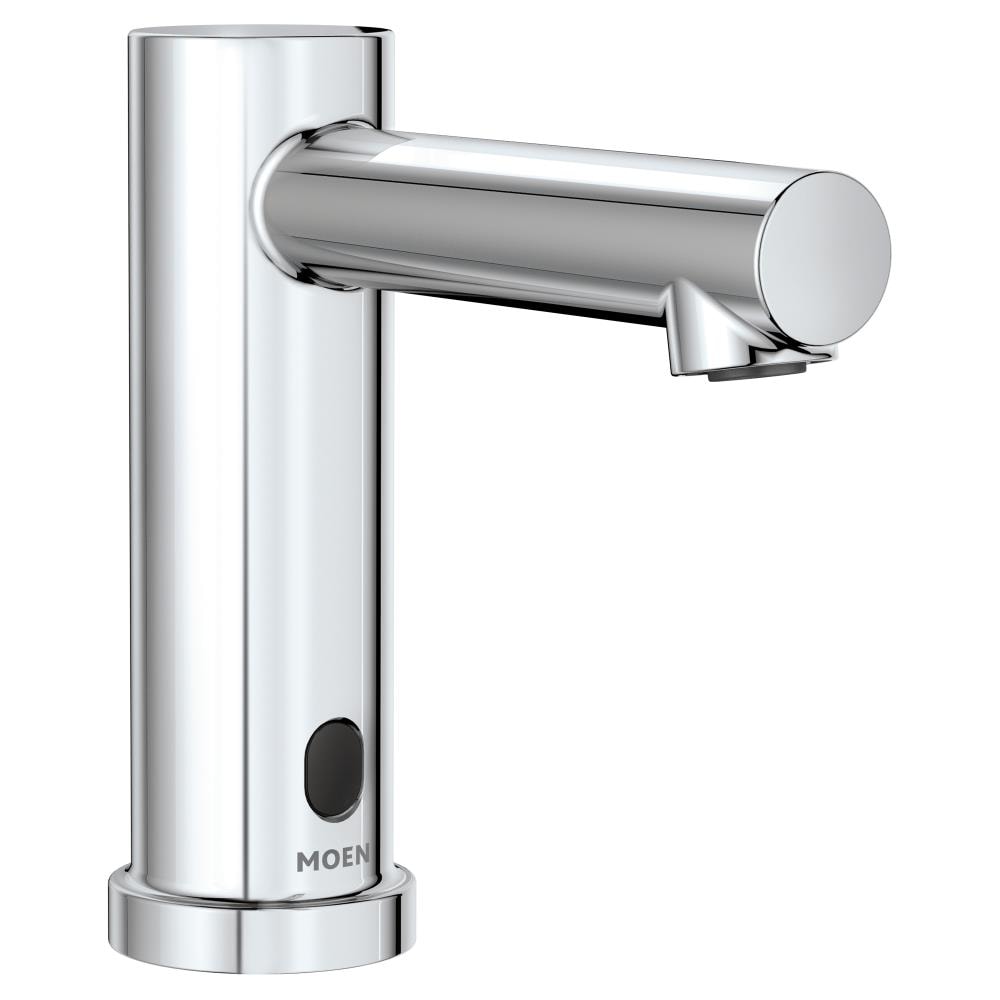 Moen M-POWER Chrome Single hole Touchless High-arc Residential Touchless Bathroom Sink Faucet