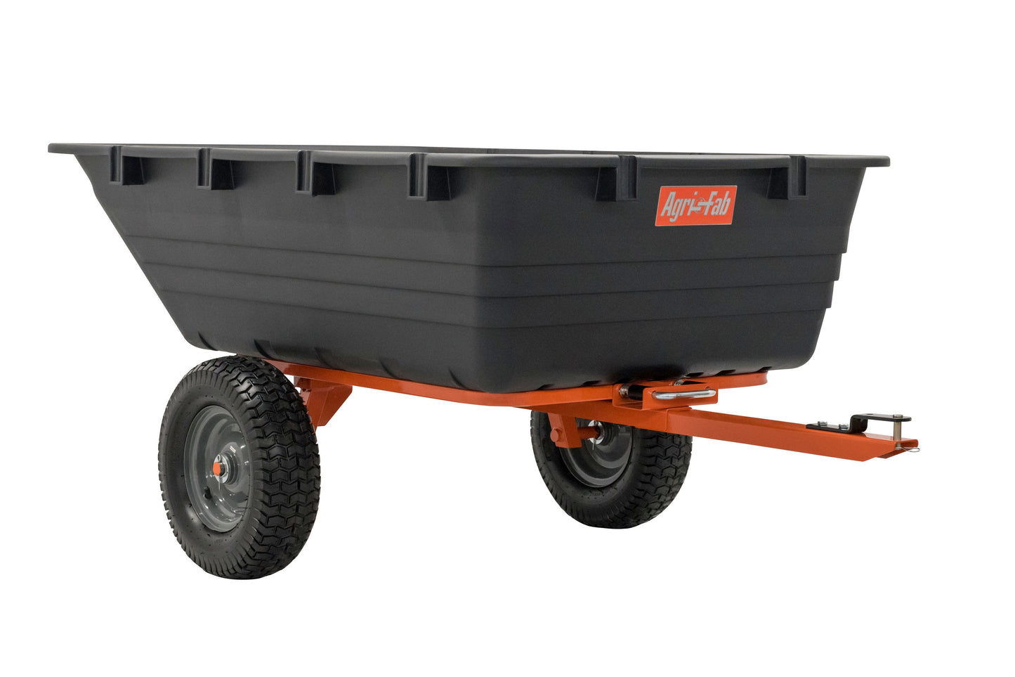 Agri-Fab 17-cu ft Polyurethane Dump Cart, 1000-lb Capacity, Hydraulic Lift-Assist and Swivel Capable