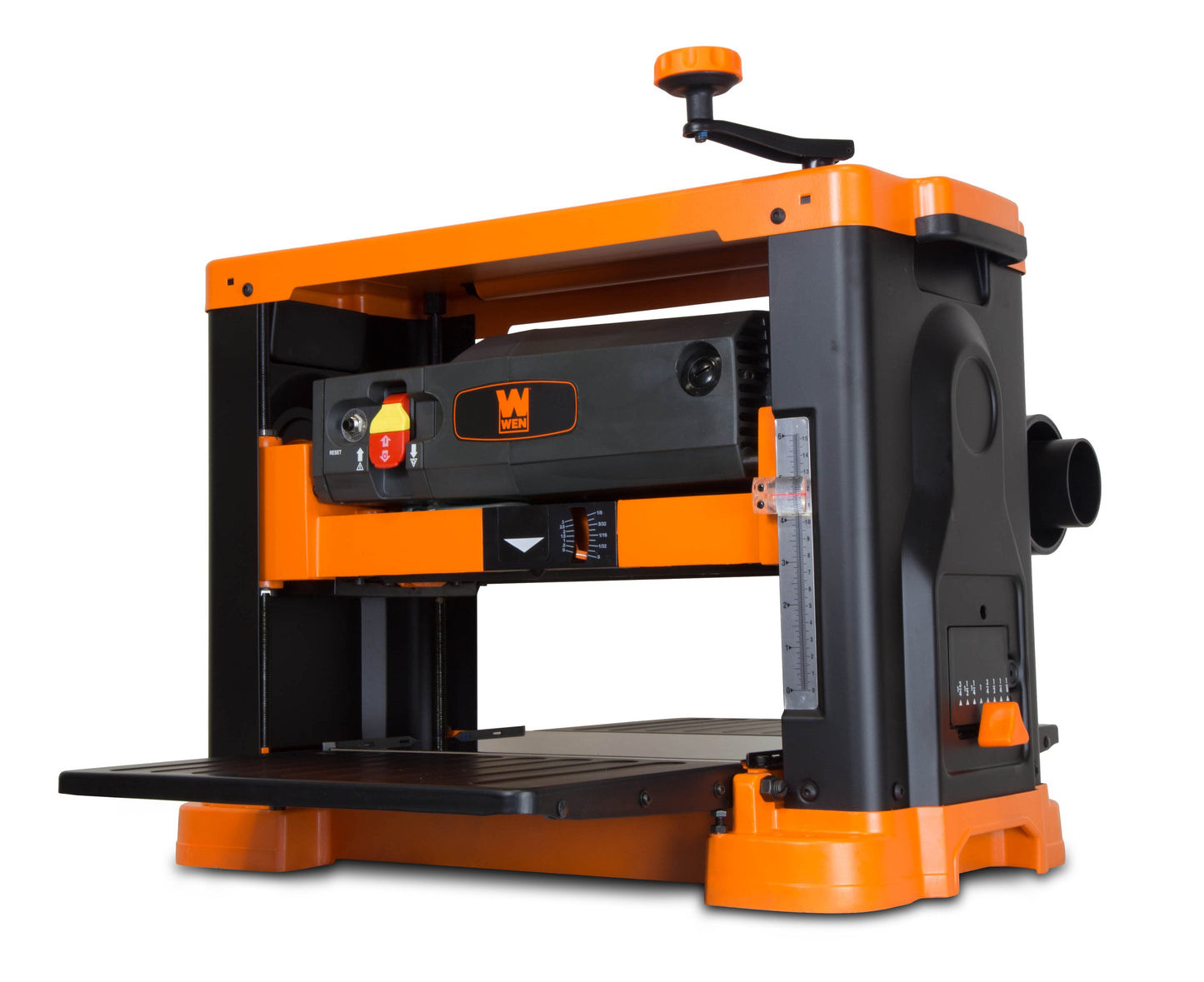 WEN Benchtop Planer with Spiral Cutterhead, 15 Amp, 26 Blades, 6-in Thickness Capacity, 13-in Width Capacity PL1326