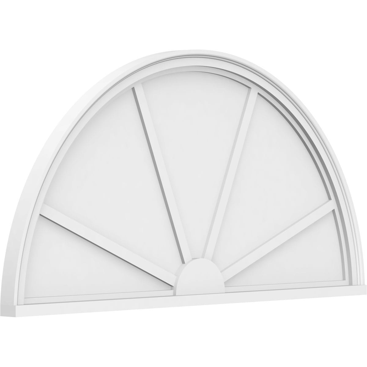 Ekena Millwork 58-in W x 29-in L PVC Pediment