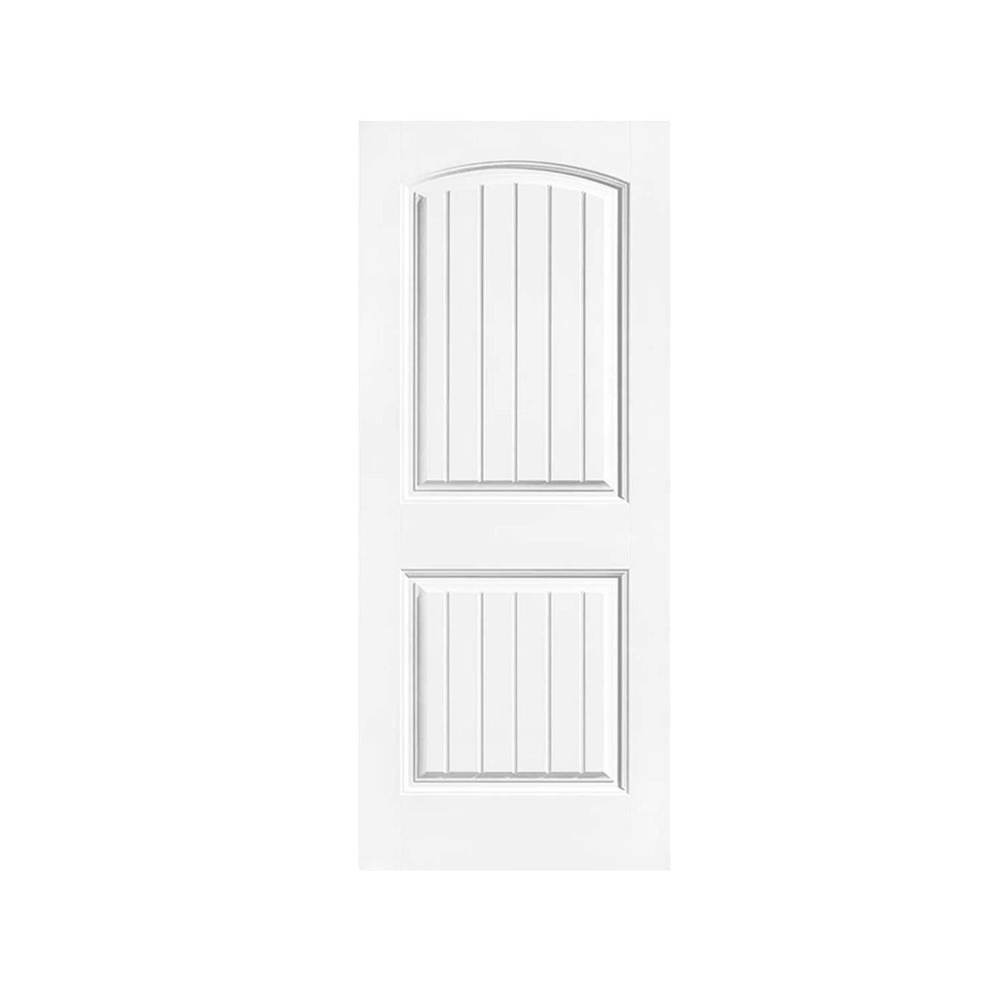 CALHOME 30-in x 80-in White MDF Hollow core Single Barn Door (Hardware Not Included)