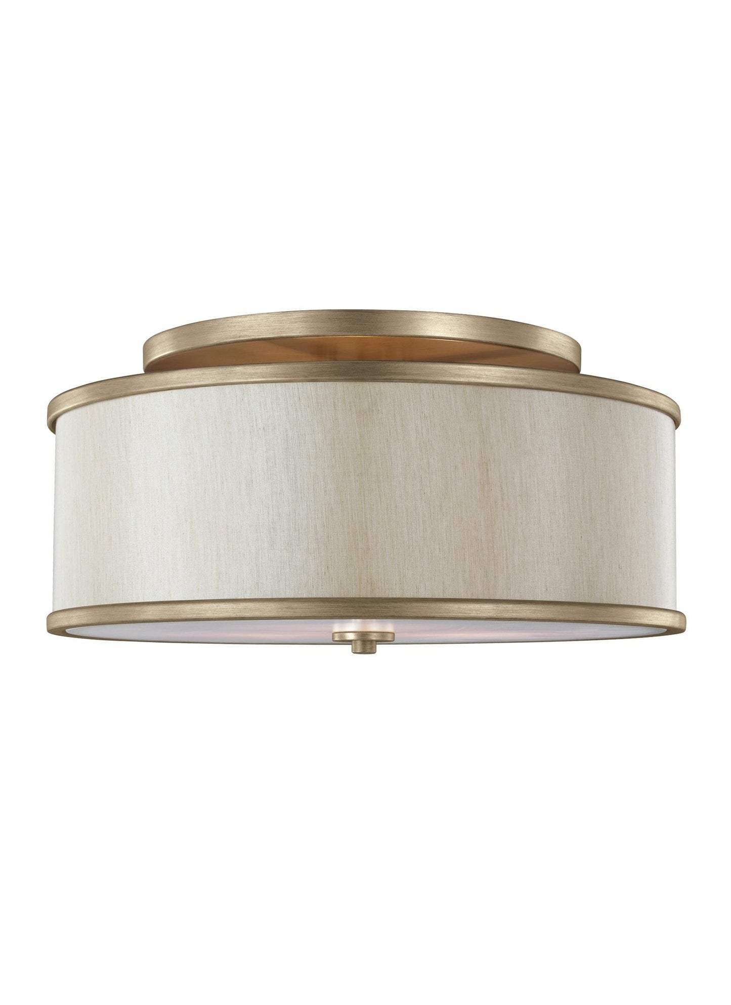 Generation Lighting Lennon 3 -Light 20-in Gold Semi Flush Mount Light