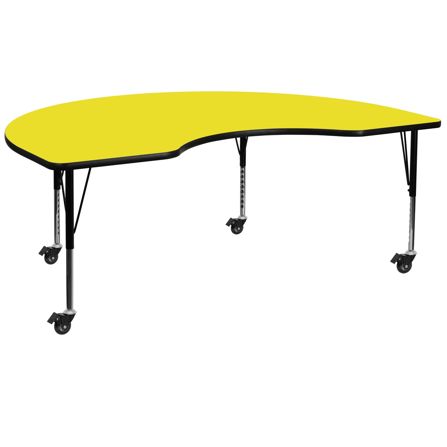 Flash Furniture Wren Yellow Half-round Kid's Play Table
