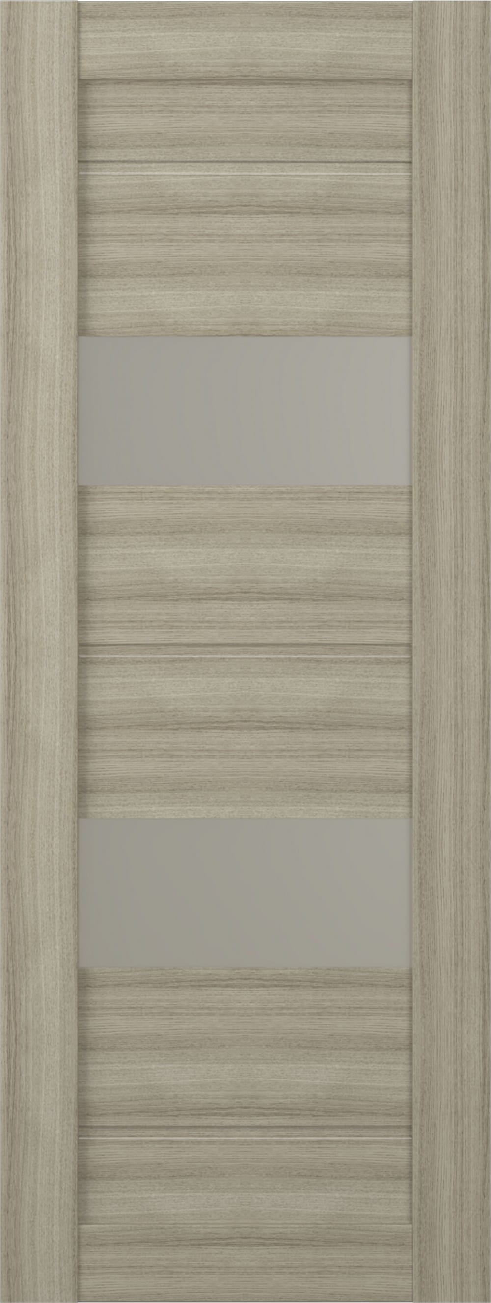Belldinni Vita 30-in x 80-in Shambor Horizontal plank Frosted glass Textured Solid core Prefinished Pine Wood Slab Door