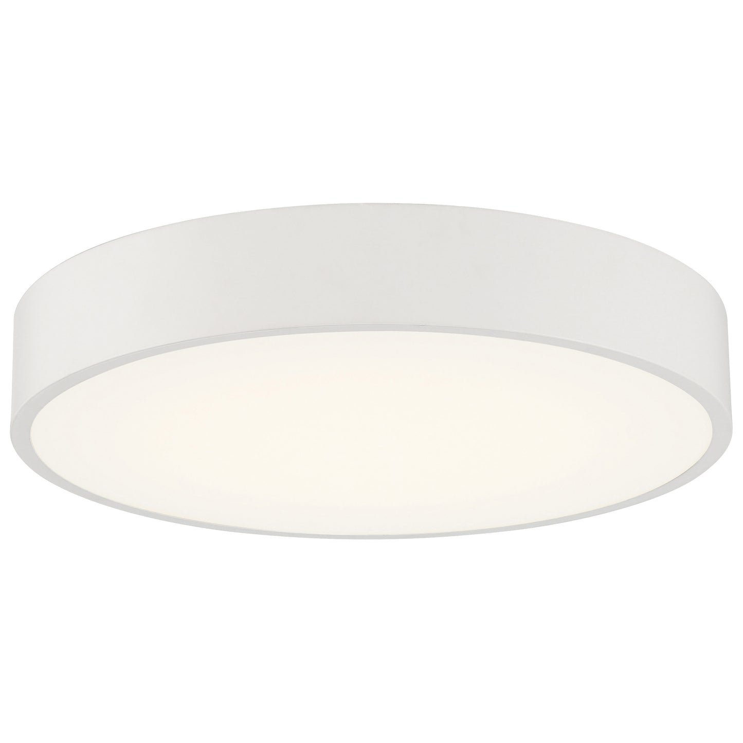 Access Lighting Como 1 -Light 21.75-in White Integrated LED Flush Mount Light