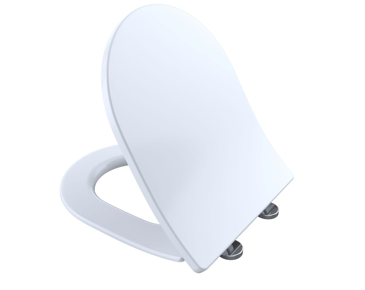 TOTO Plastic White Elongated Toilet Seat