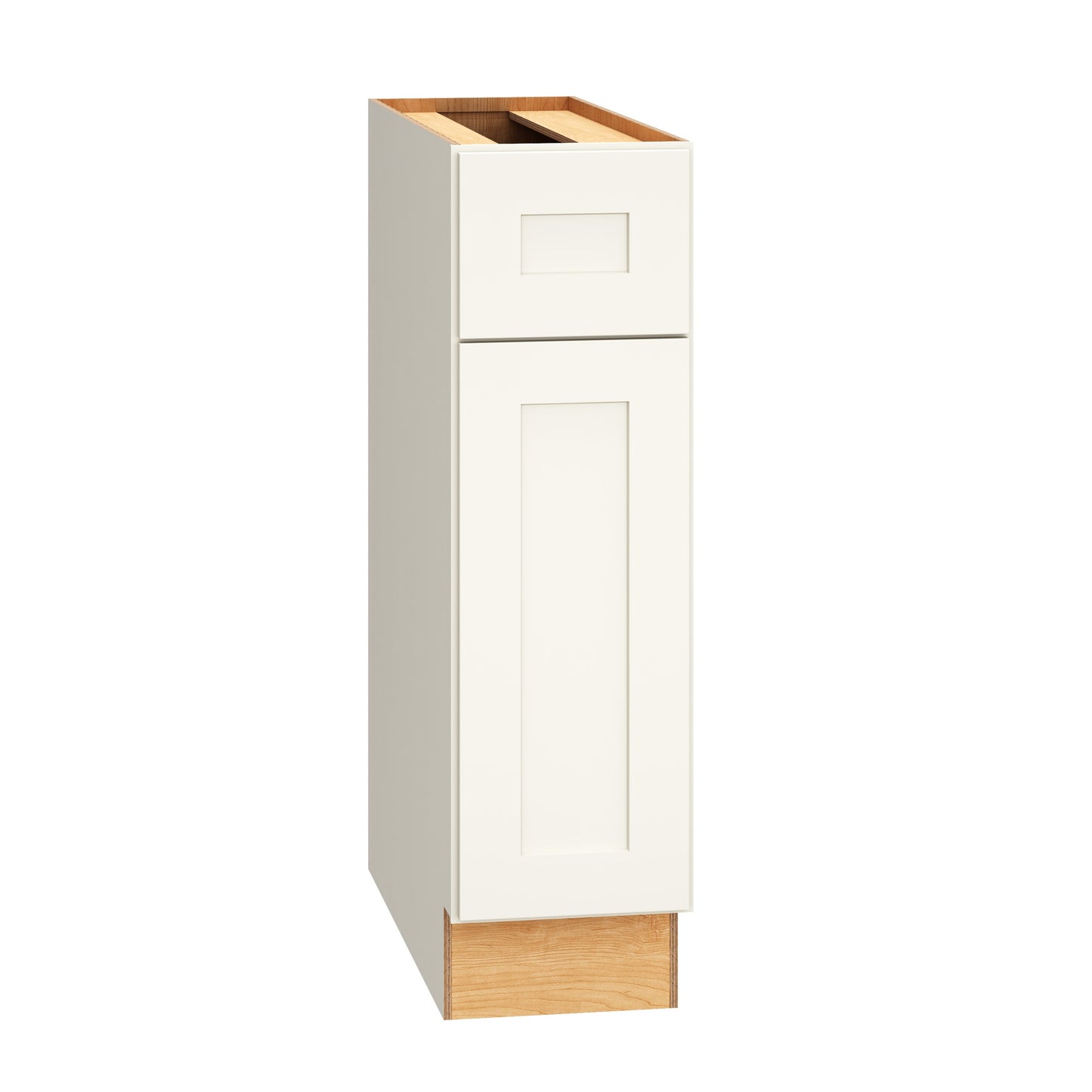 Diamond Express Jamestown 9-in W x 34.5-in H x 24-in D White Base Fully Assembled Plywood Cabinet Recessed Panel Shaker