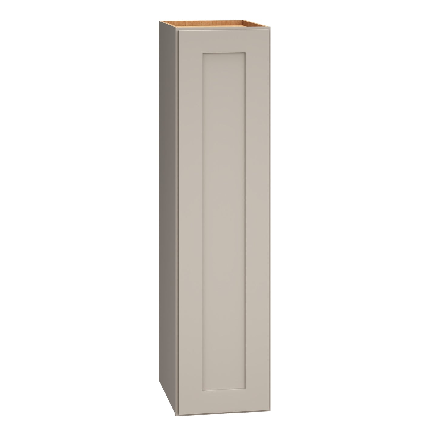Diamond Express Jamestown 9-in W x 36-in H x 12-in D Cloud Gray Wall Fully Assembled Plywood Cabinet Recessed Panel Shaker