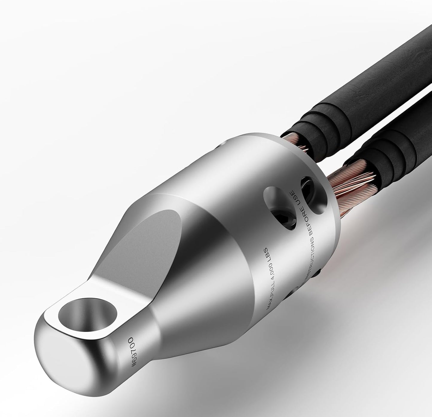 Penguin Puller Sr. Wire Pulling Attachment (69700)-Heavy Duty Electrical Cable Pulling Tool with 4,000 lbs Max Pull Strength for 3\/0 to 350 MCM Copper & Aluminum Wires