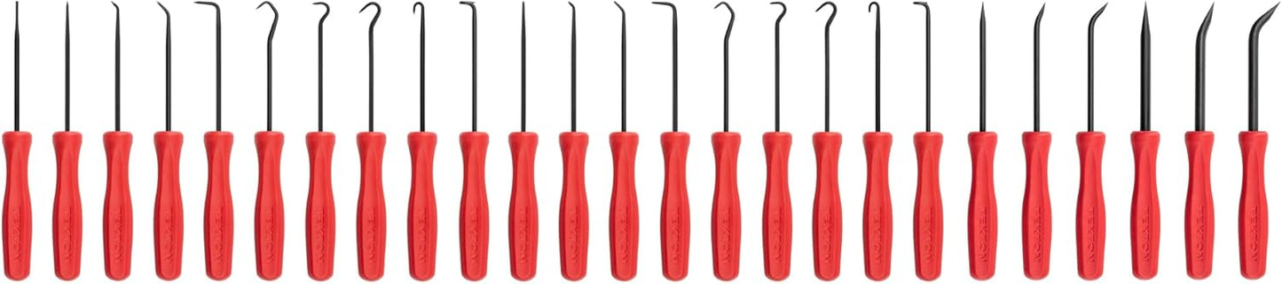 TEKTON Pick, Hook, and Mini Pry Bar Set (25-Piece) | LVR10005 | Made in USA