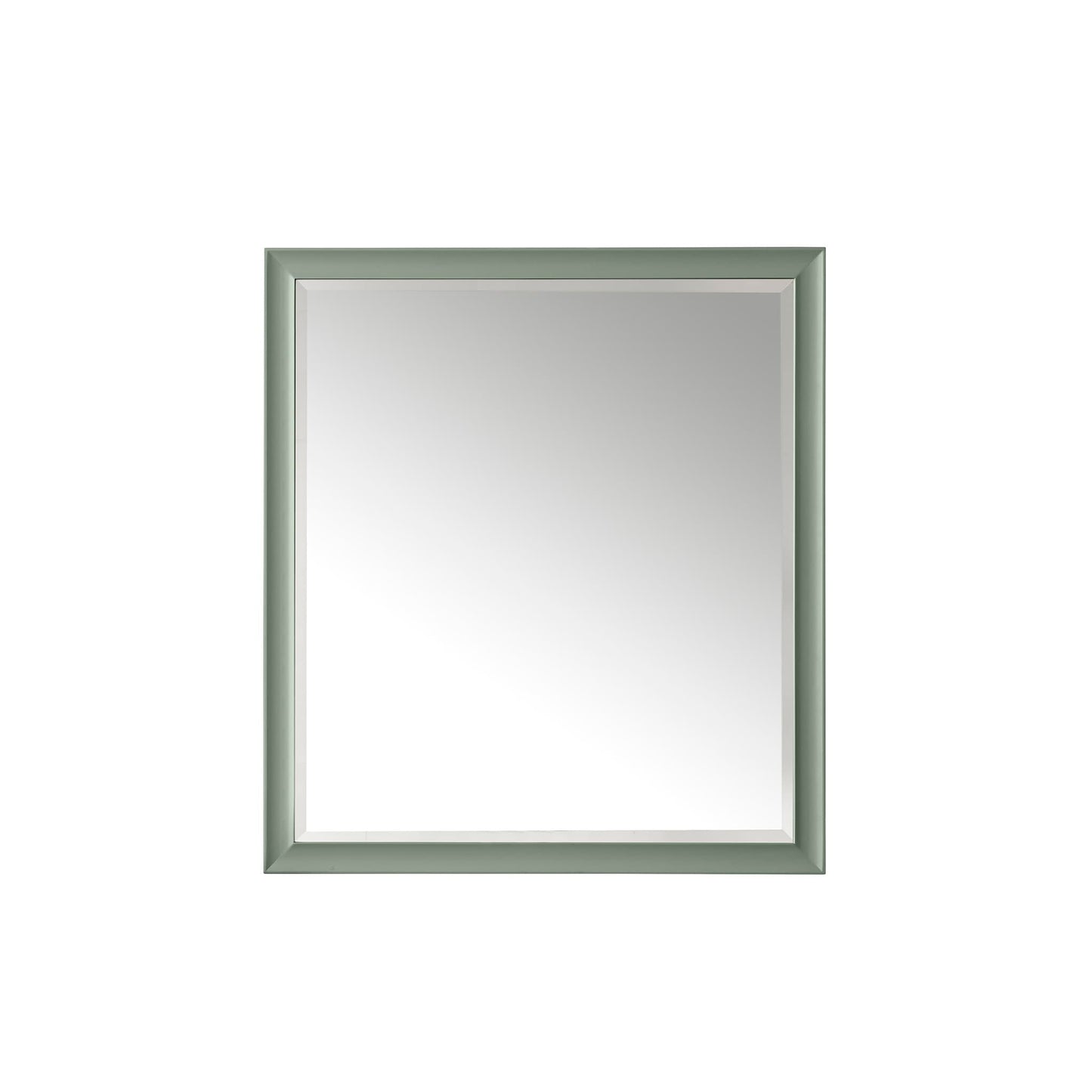 James Martin Vanities Glenbrooke 36-in x 42-in Beveled Square Bathroom Vanity Mirror ( Celadon )