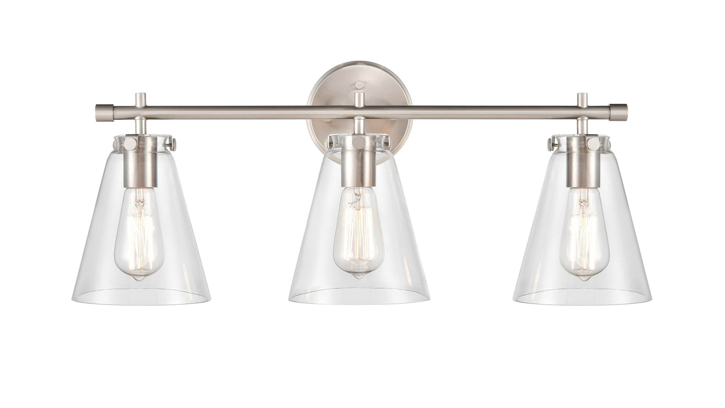 Millennium Lighting Aliza 27-in 3 Light Brushed Nickel Modern/contemporary Bathroom Vanity light