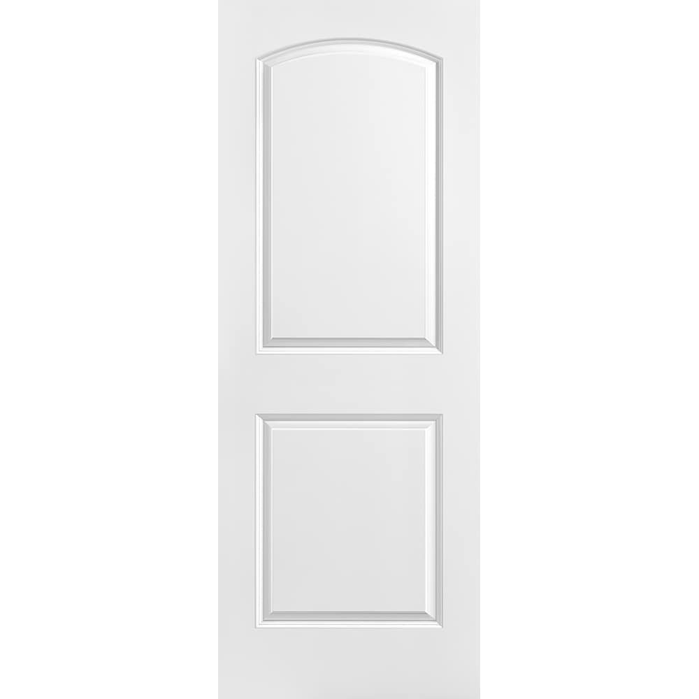 Masonite Roman 24-in x 80-in Primed 2-panel Smooth Solid core Primed Molded composite Slab Door