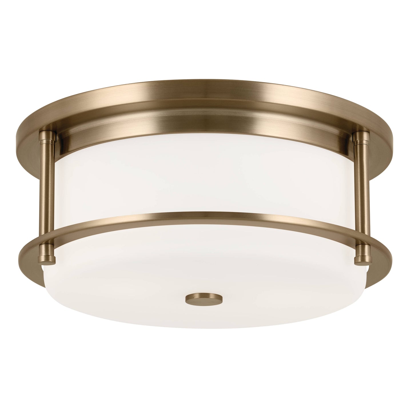 Kichler Brit 2 -Light 12-in Gold Flush Mount Light