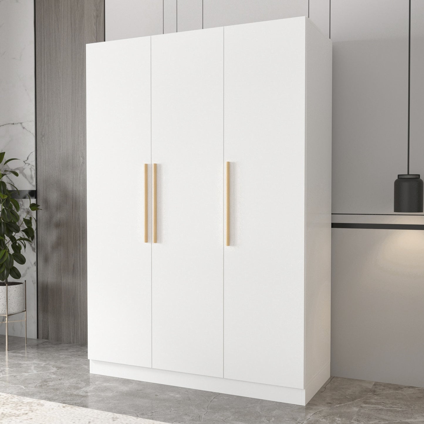 FUFU&GAGA Armoire White Armoire
