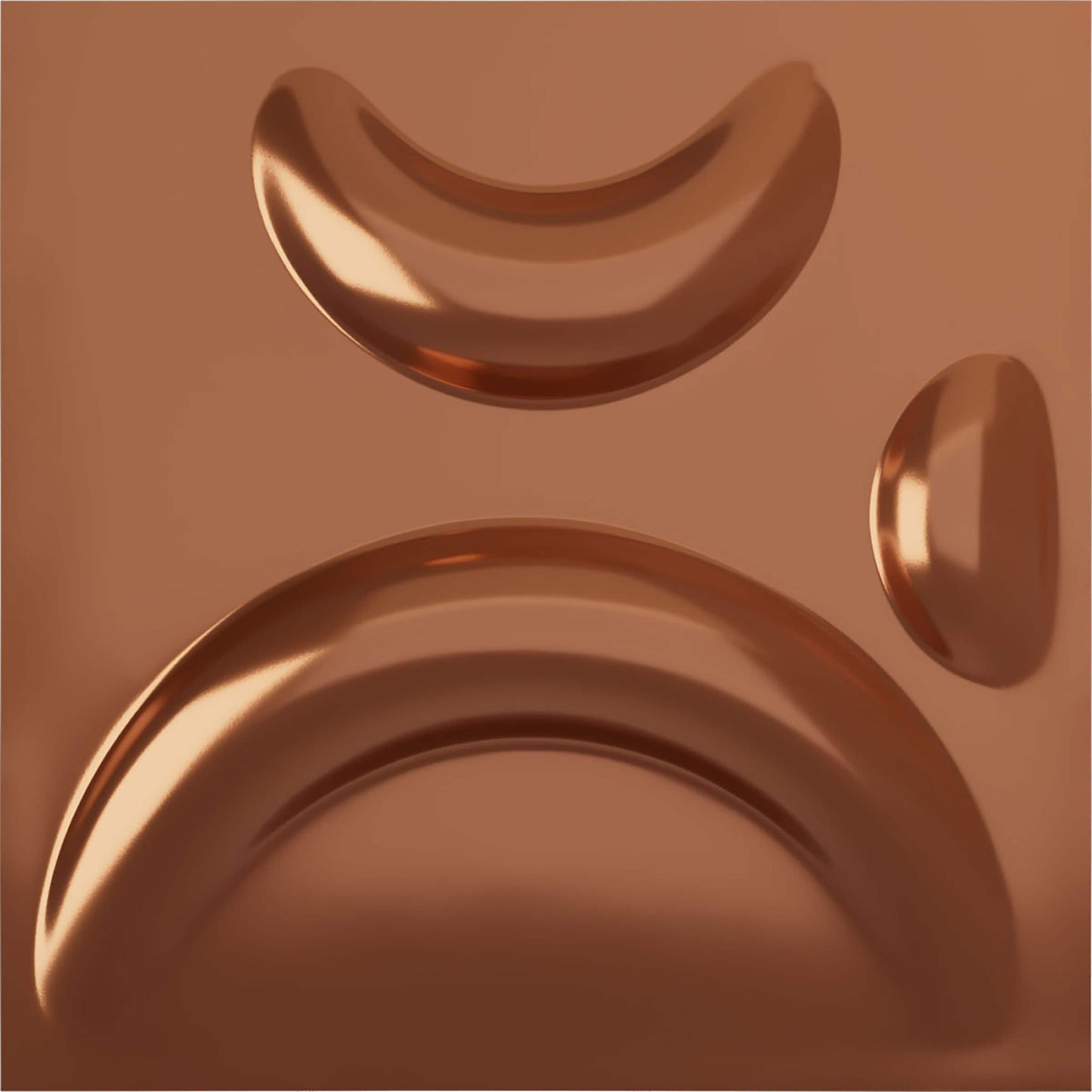 Ekena Millwork 11-7/8-in x 11-7/8-in Embossed Copper PVC 12 -Pack