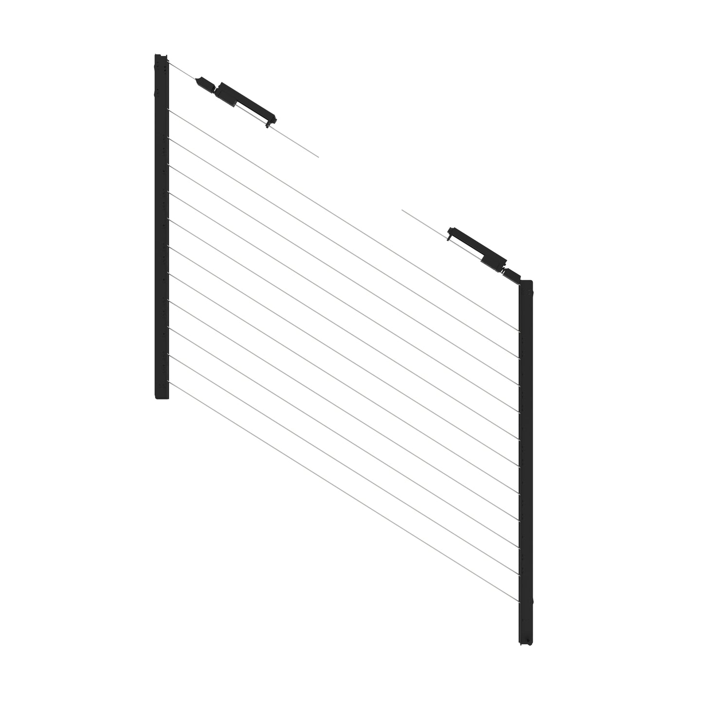 Barrette Outdoor Living Elevation 5-ft x 36-in Matte Black Aluminum Deck Stair Cable Rail Kit