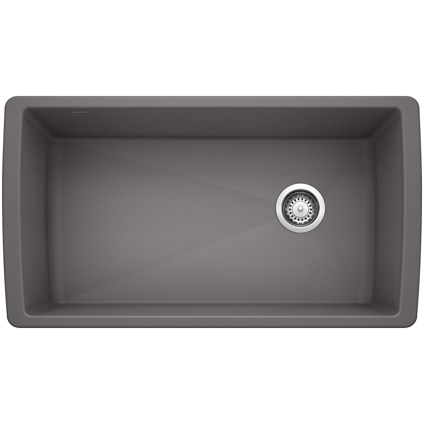 BLANCO Diamond Silgranit Undermount 33.5-in x 18.5-in Granite Single bowl Kitchen Sink