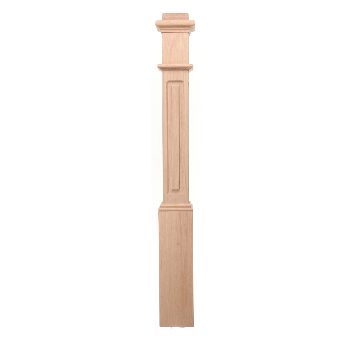 RELIABILT 56-in x 6.25-in Unfinished Red oak Classic Universal Stair Newel Post