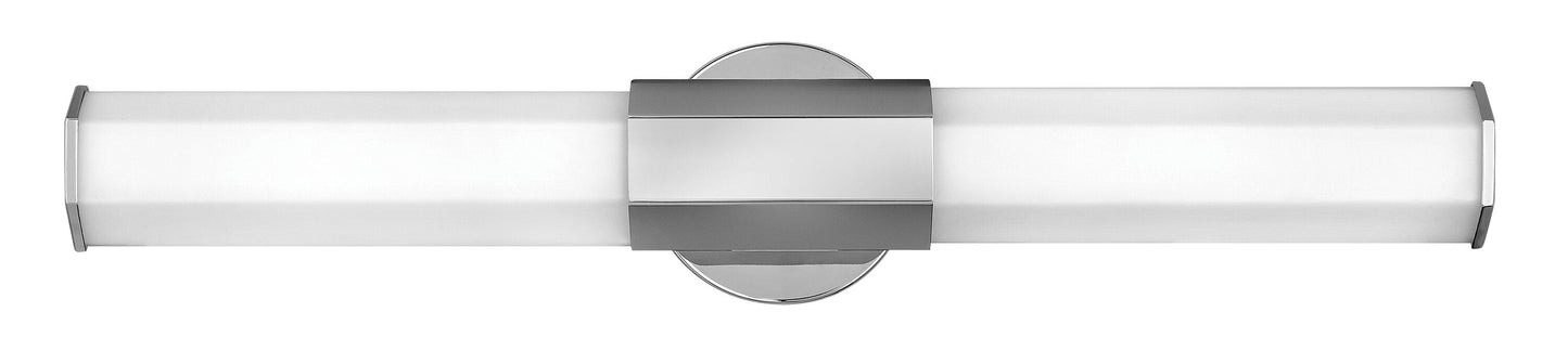 Hinkley Facet 26-in 2 Light Polished Nickel Integrated LED Modern/contemporary Bathroom Vanity light